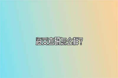 海文考研怎么样？